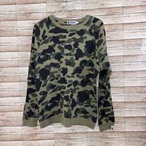 BAPE A BATHING APE  Camo Crewneck Sweatshirt  XL